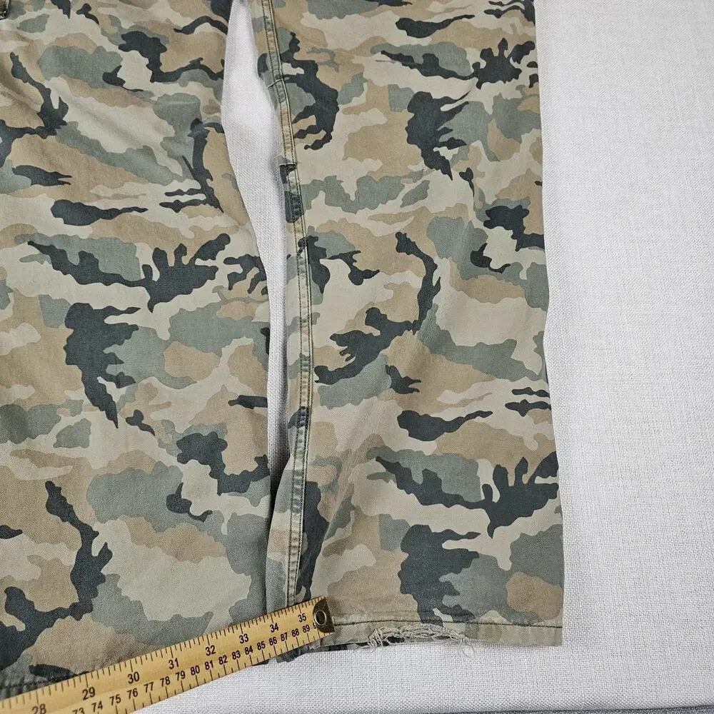 Levi's Cargo Pants Men's 38×31 Green/Brown Camouflage Paratrooper
